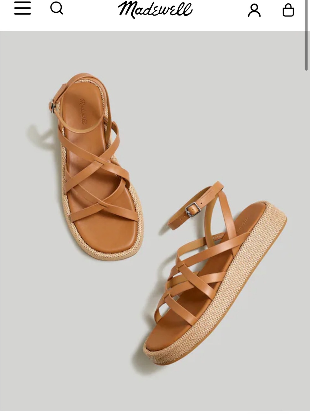 Madewell Sabina Flatform Sandals